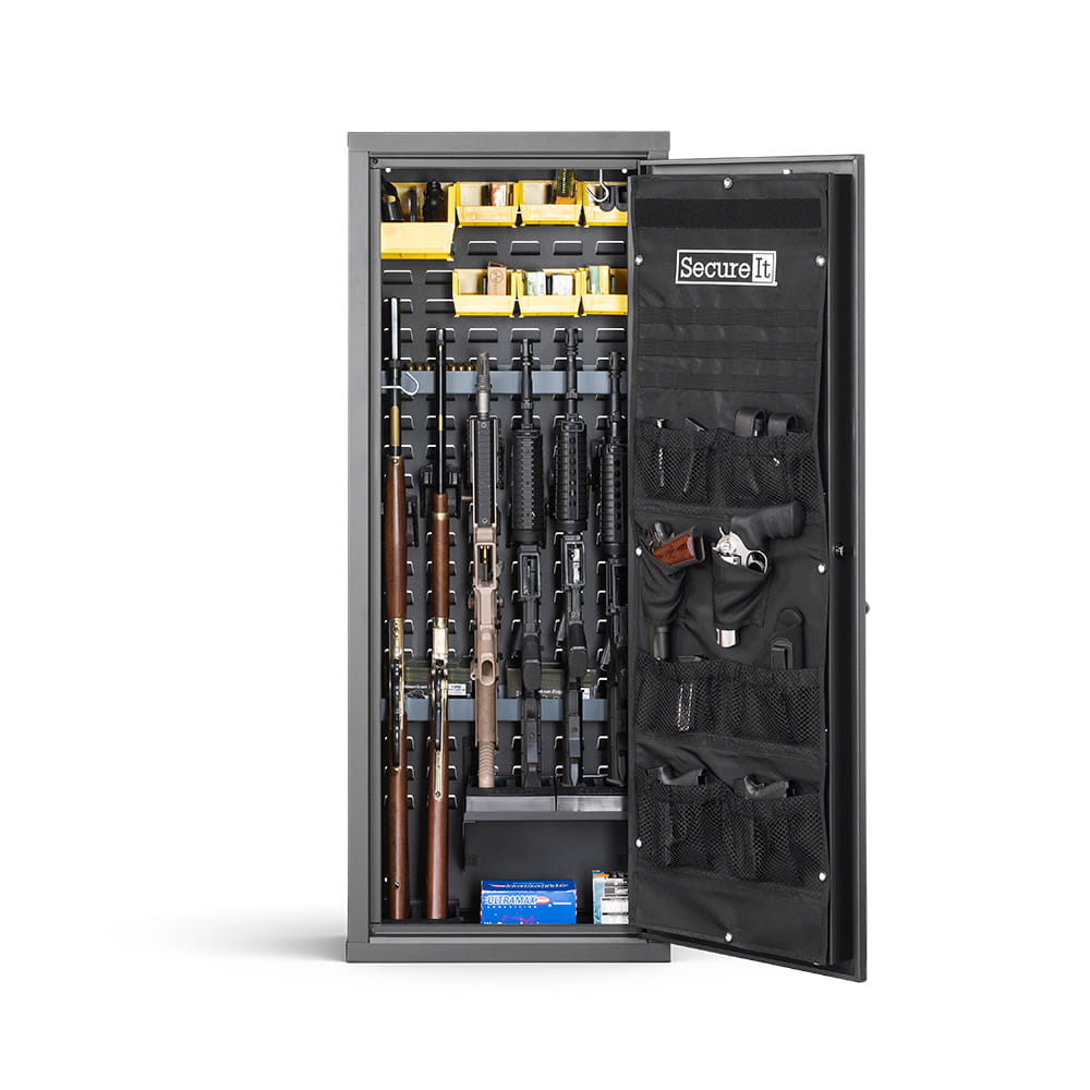 SecureIt Gun Storage Gun Safe Kit: Steel 12 Safely Organize  Your Gun Storage This with Easy to use Modular System, Protect Your Guns  Investment from Scratches, Organize Your Safe : Sports